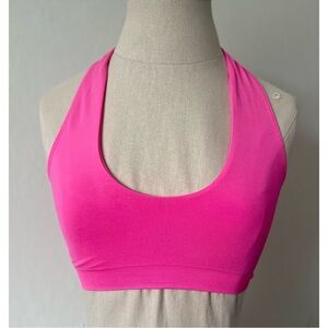 Intimately Free People Hot Pink Halter Bralette